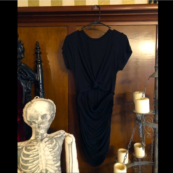 Foxblood black goth alt Valerie tee shirt dress - Picture 4 of 8